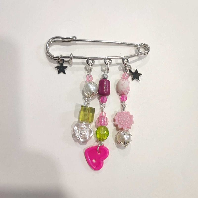Pink Bag Pin Charm 🍥🌺🌷