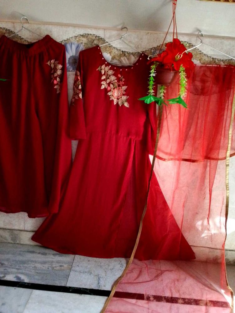 Mehroom Anarkali Suit Set 😍