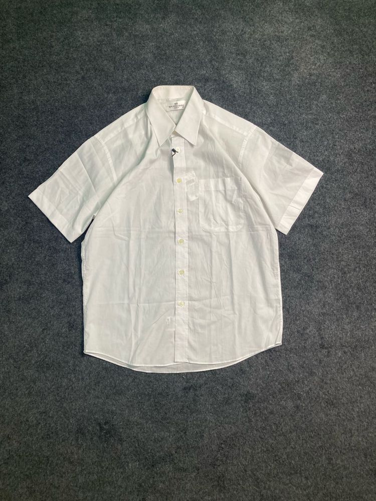 Men&#39;s White Short Sleeve Shirt