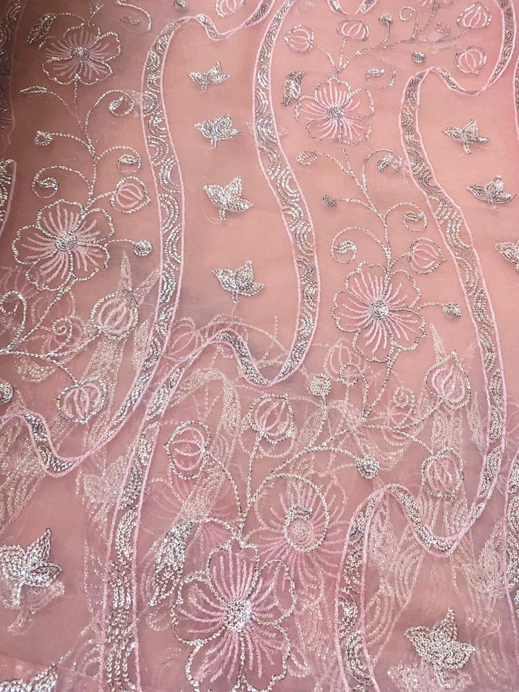 Net Saree Without Blouse(PRICE DROP)