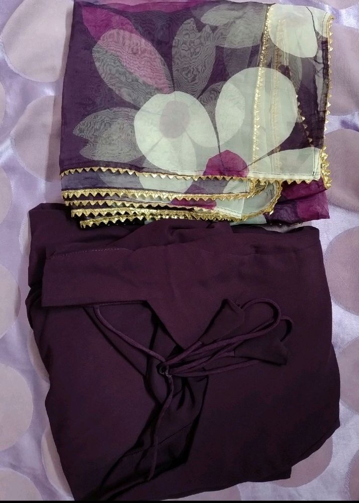 Gown With Dupatta