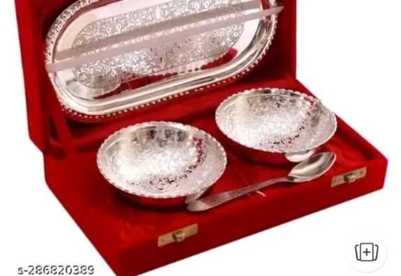 Silver Plated Bowl Set