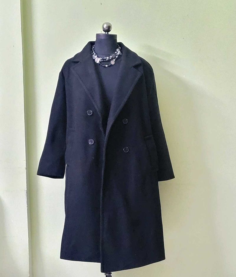 Elegant Black Overcoat