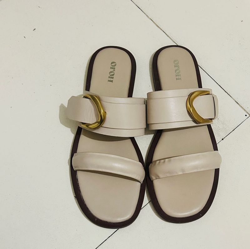 🥿🛍️Oroh Arezzo Nude Flat Uk 8