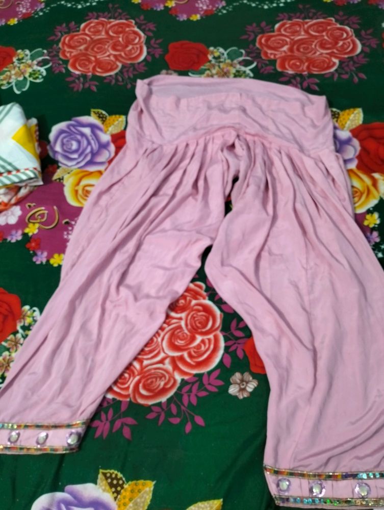Soft Glossy Silk  Salwar