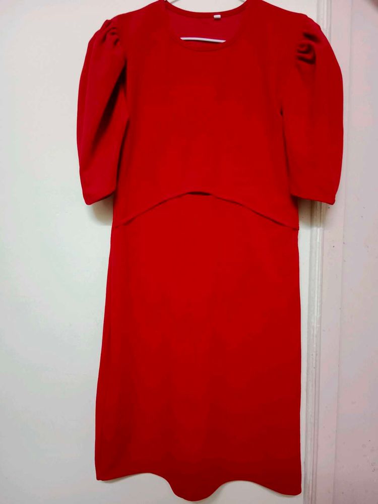 Red Midi Dress