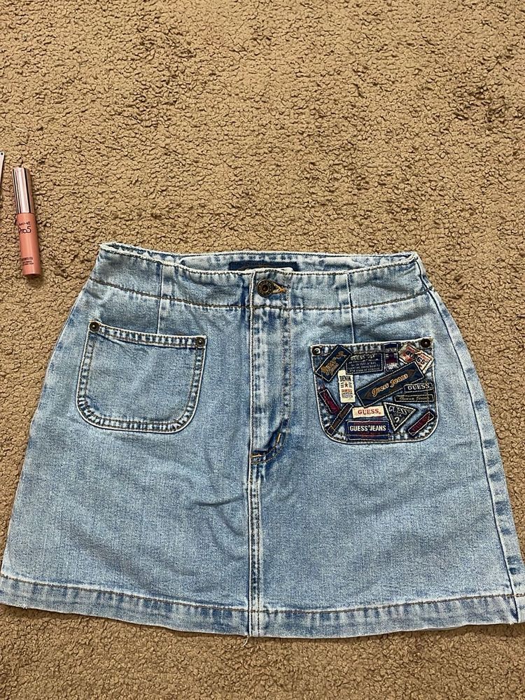 Guess Denim Mini Skirt