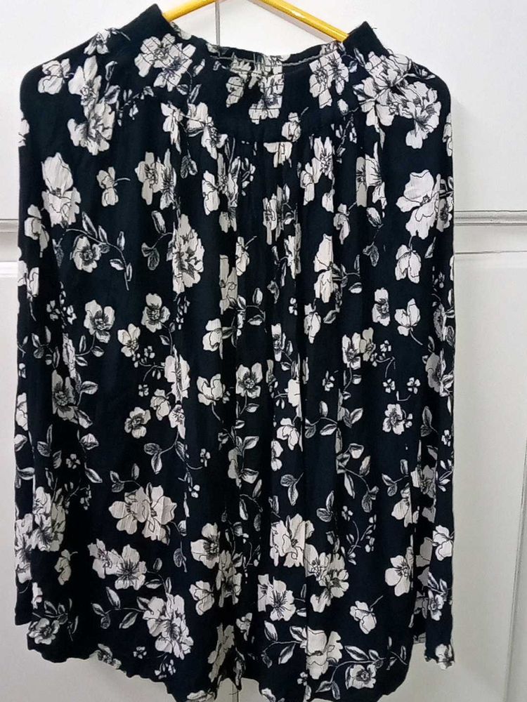 Floral Print Skirt