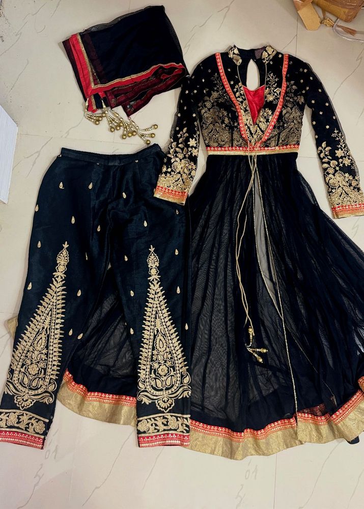 Embroidered Anarkali Salwar Suit