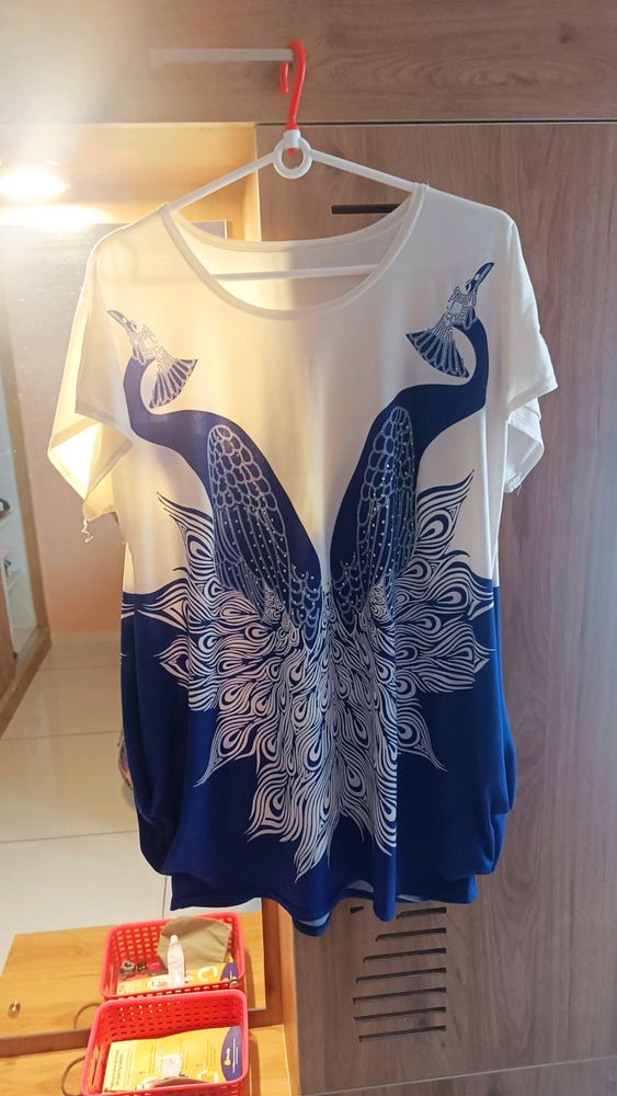 Combo of Peacock Design Top and Lavender Top for Shruthy