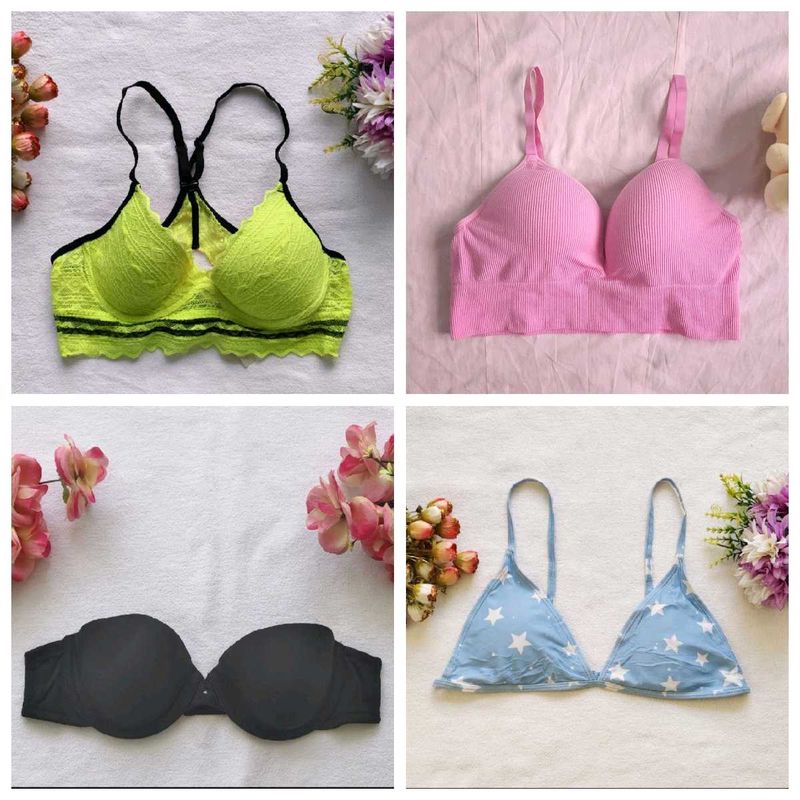 Combo Of 4 Bras