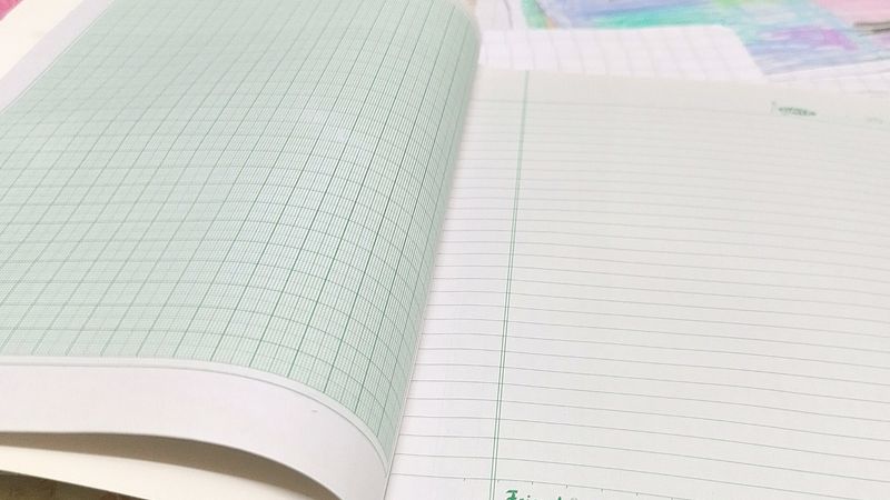 Notebook with Graph &amp; Lined Paper
