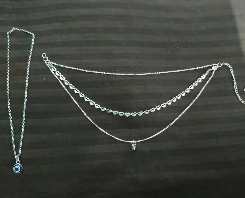 Layered Silver Necklace