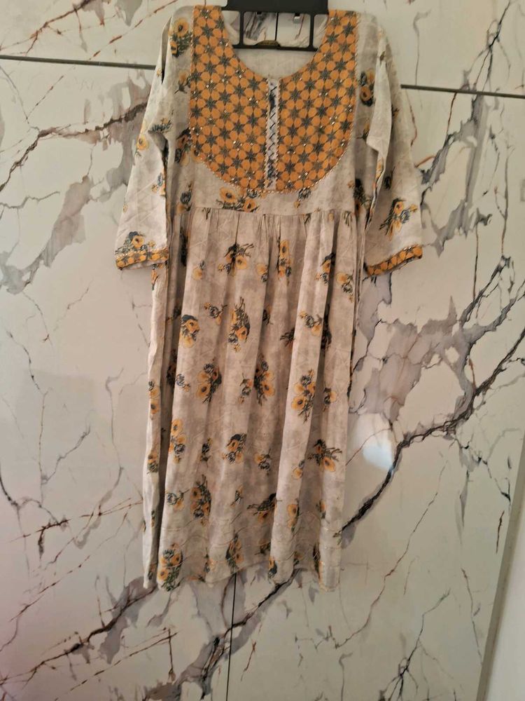 Anarkali Kurti With Plazzo