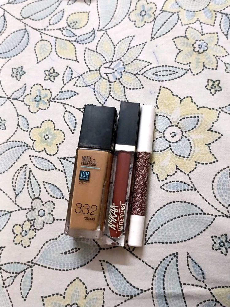 Makeup Bundle: lipstick foundation contour