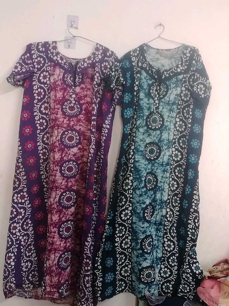 Women's Comfy Nightgowns (Set of 2),used