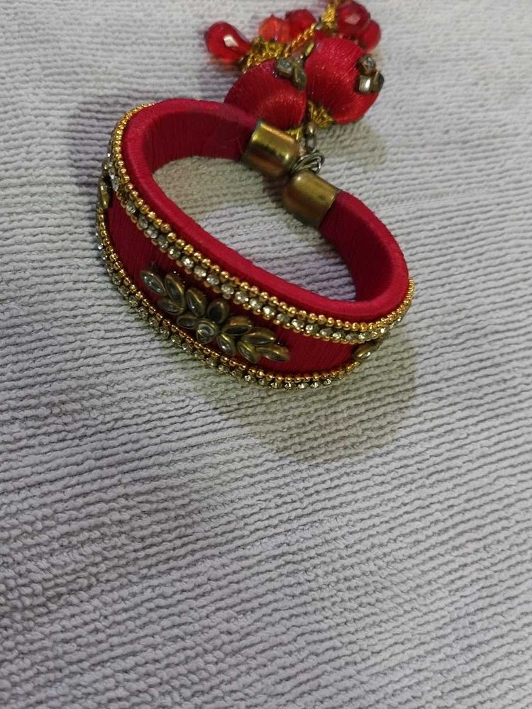 Red &amp; Gold Bangle