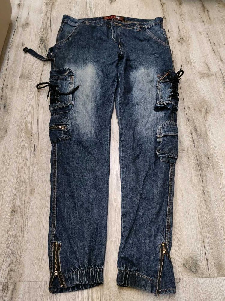 Ma133 Route Denim Cargo 8 Pocket Waist 34