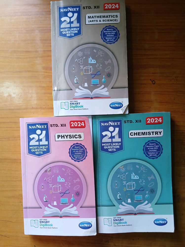 Navneet 21 Books 2024 12th Class Pcm