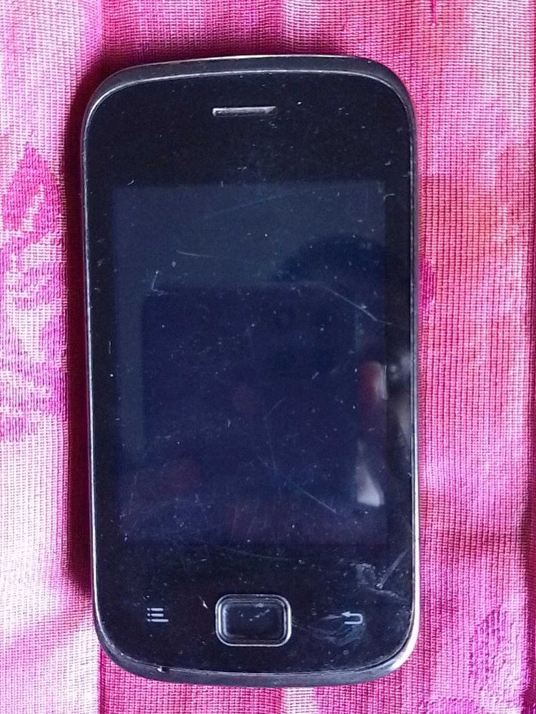 Black Smartphone Micromax A25