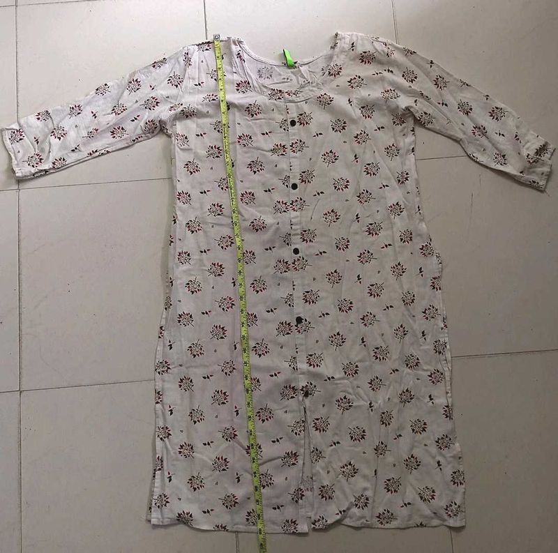 White Kurti
