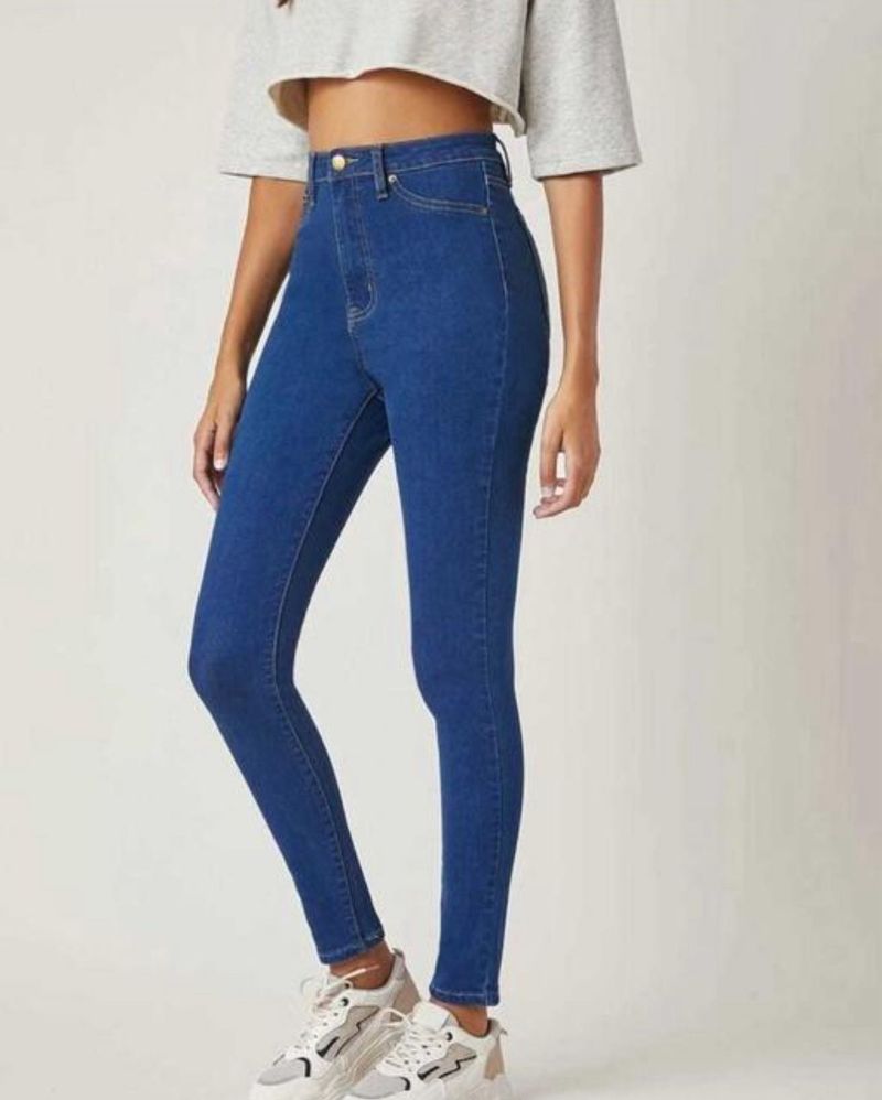 High Waisted Dark Wash Jeans