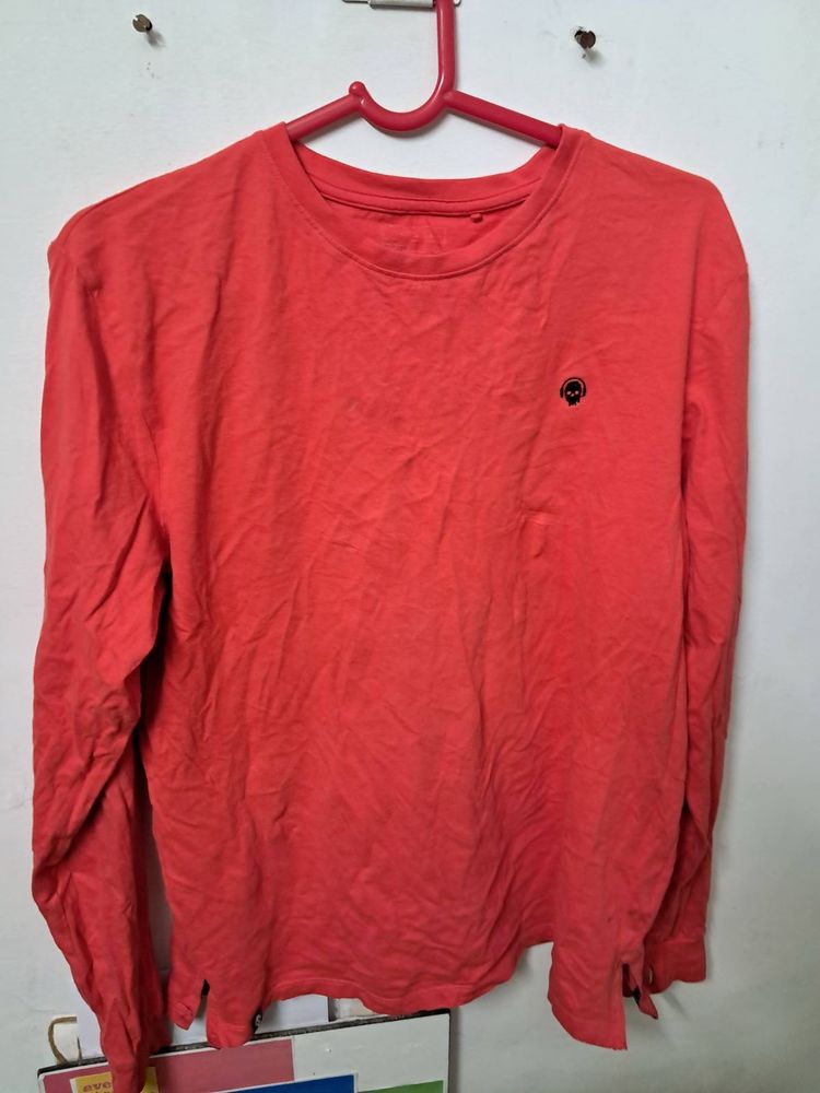 Next Full Sleeves Tshirt Bright Red Medium
