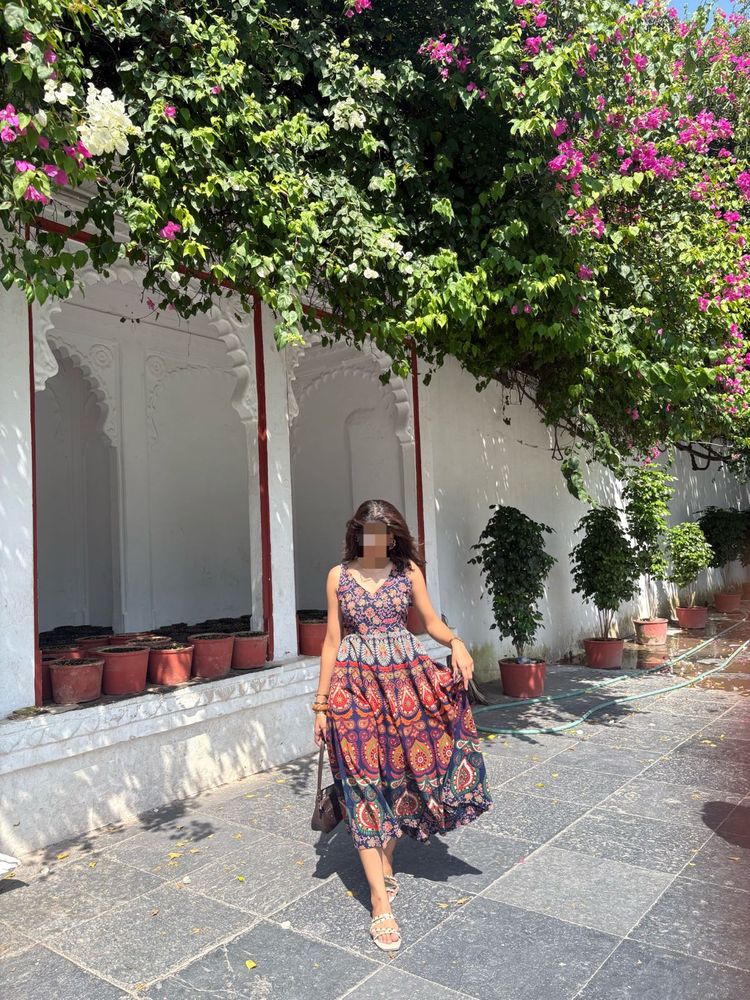 Boho Print Maxi Dress