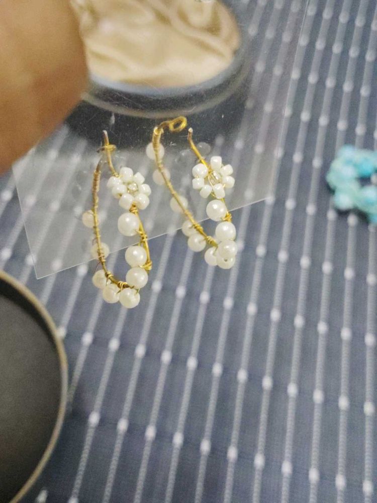 Pearl Flower Earrings