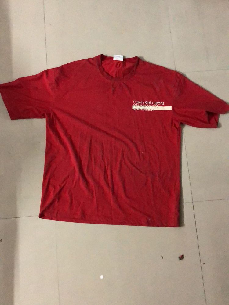 Calvin Klein Jeans Red Tee