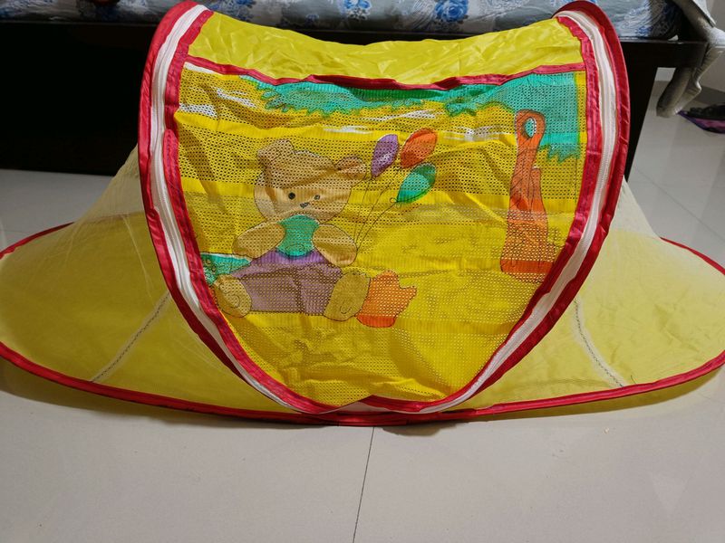 Foldable mosquito net for toddler and baby