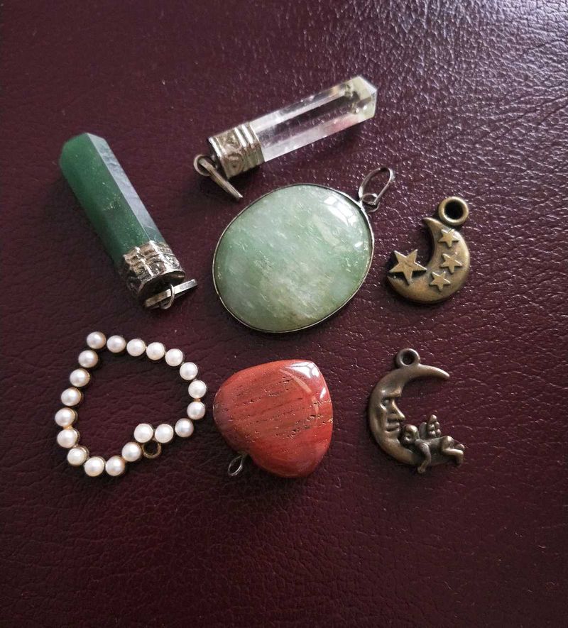 Crystals &amp; Charms Pendants Combo