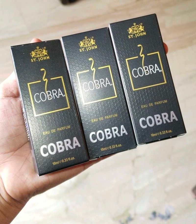 3 Pack ST. JOHN Cobra Perfume 10ml ✨
