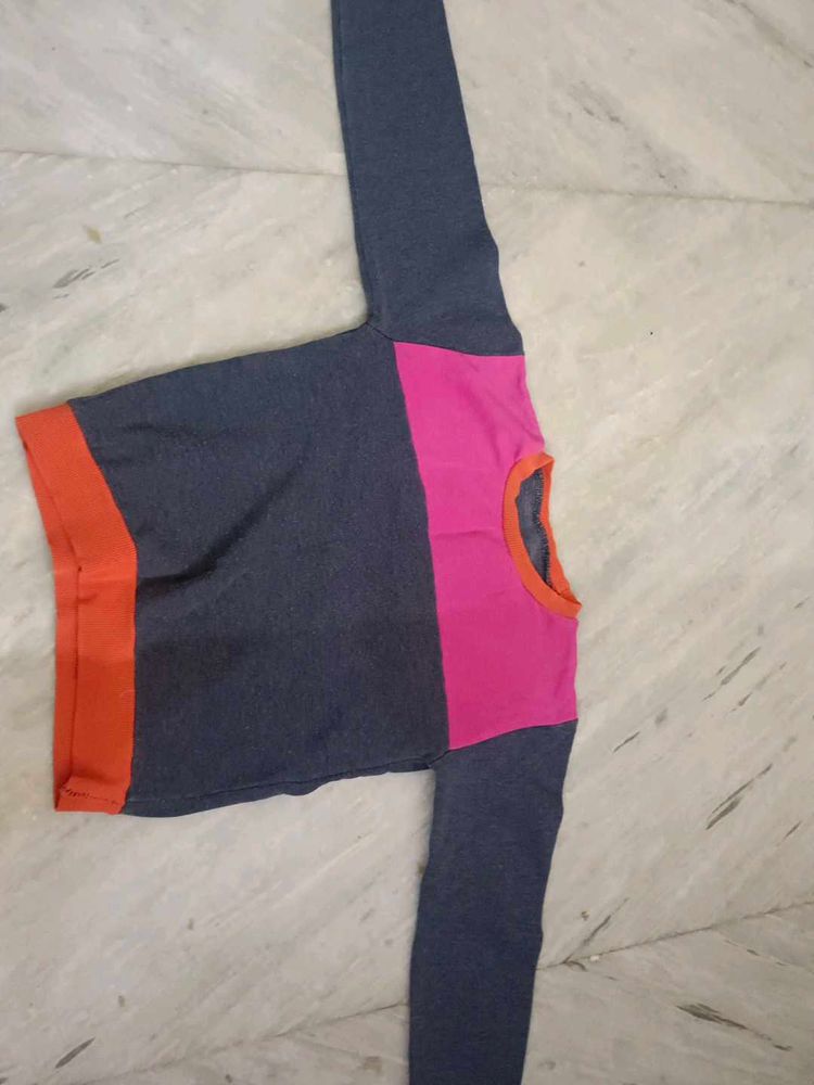 Cute Colorblock Top