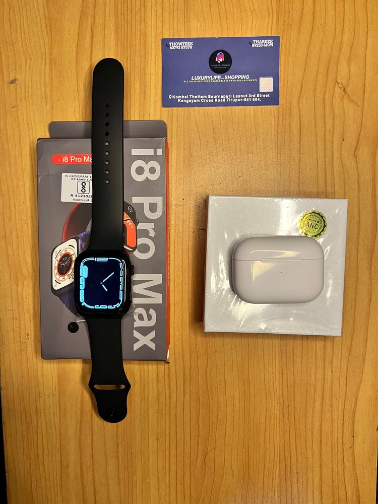 2 In 1 Combo Smart Watch + Airpods Pro