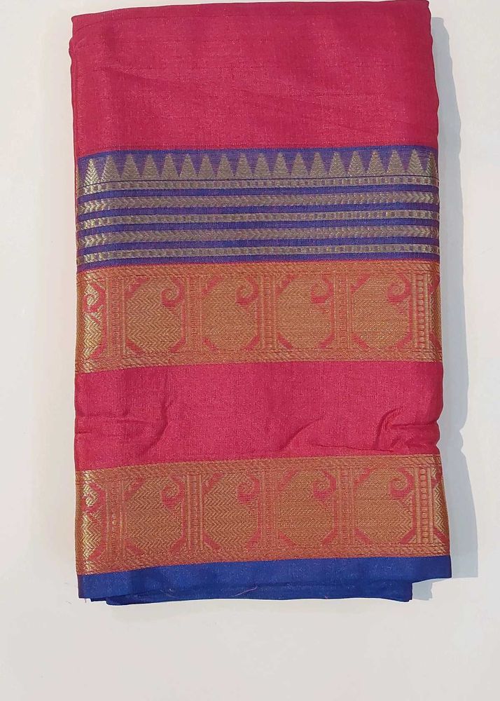 Soft Cotton Saree 💜