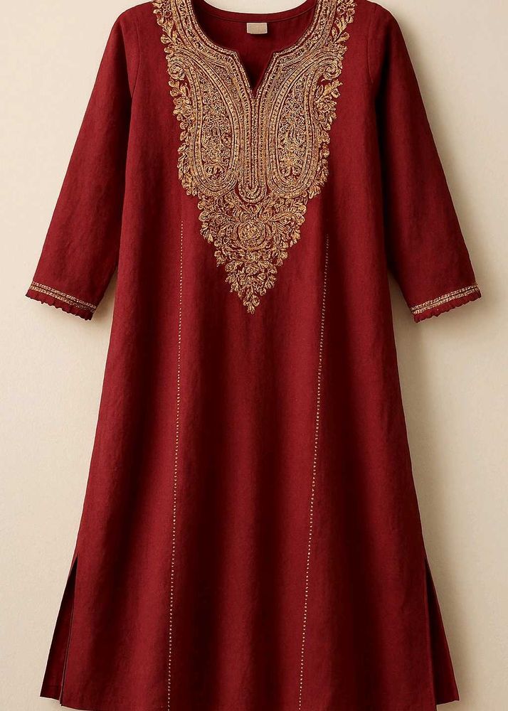 Elegant Embroidered Kurta