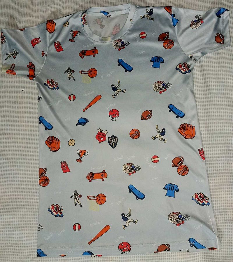 Sports Graphic Print T-Shirt