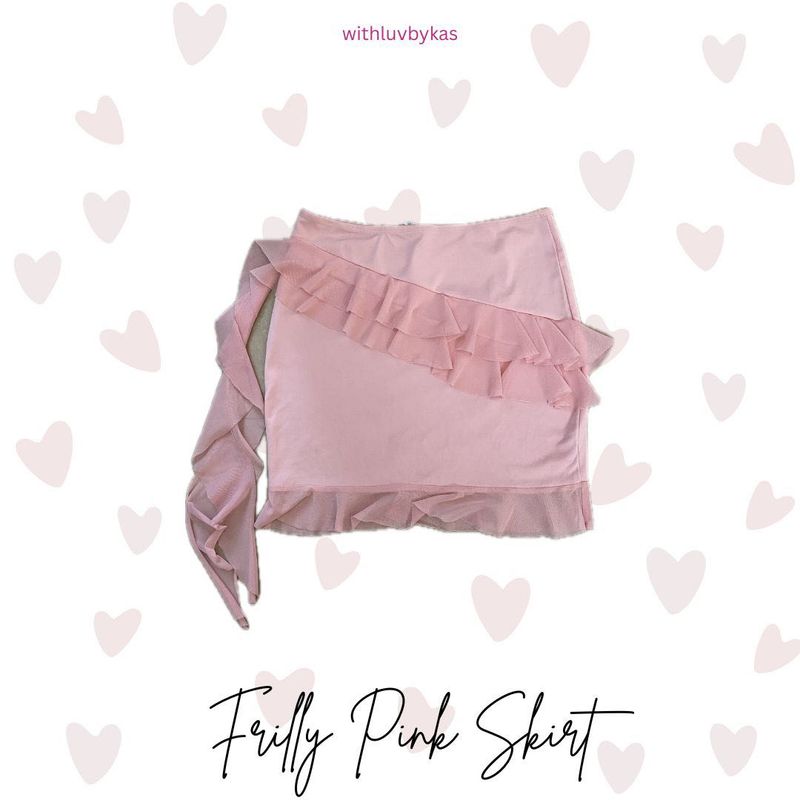 Ruffled Pink Skirt