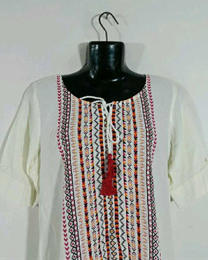 New Embroidered Kurti With Tag