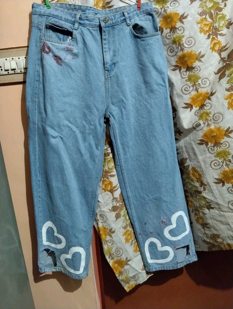 Ice Blue Denim Jeans