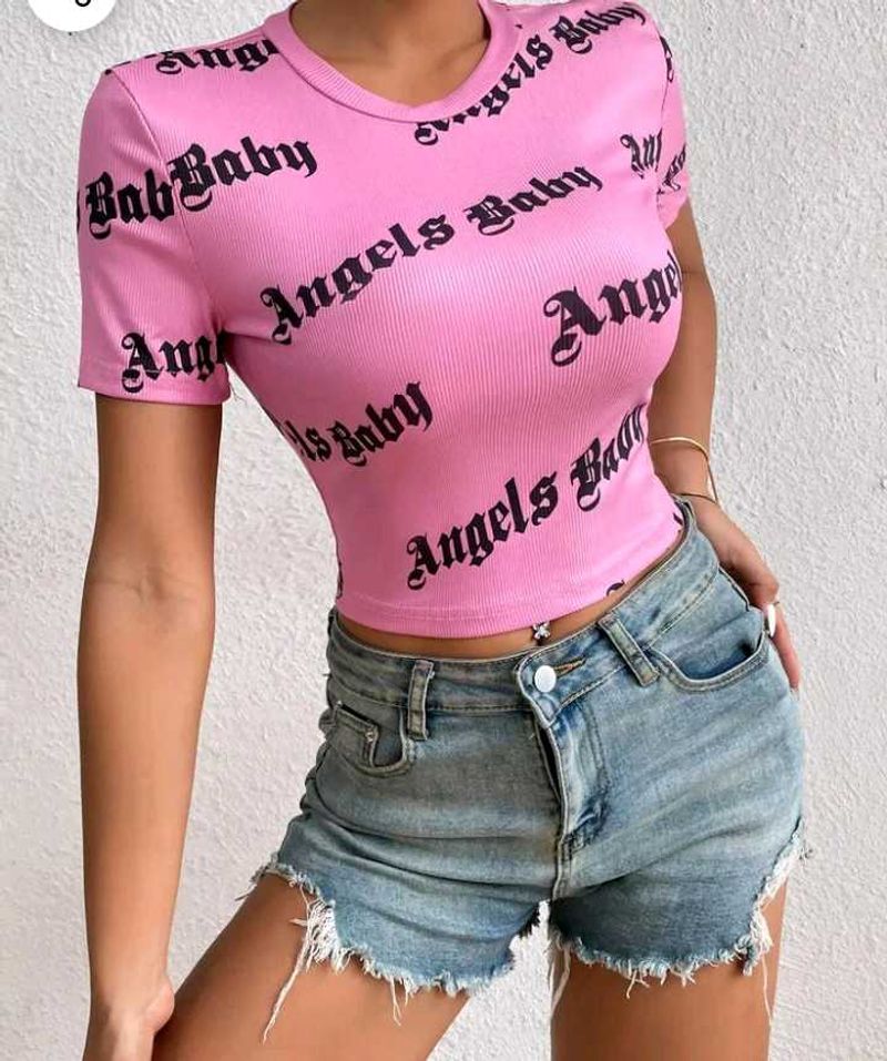 Pink Angels Baby Tee SSS