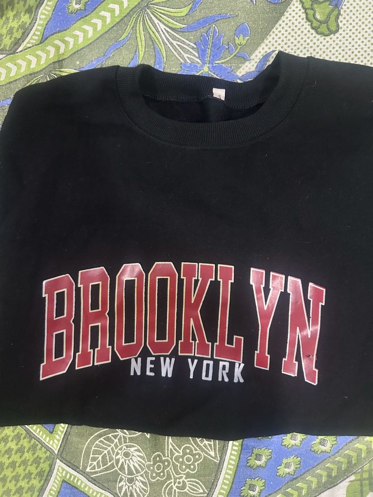Black Brooklyn New York Seeatshirt