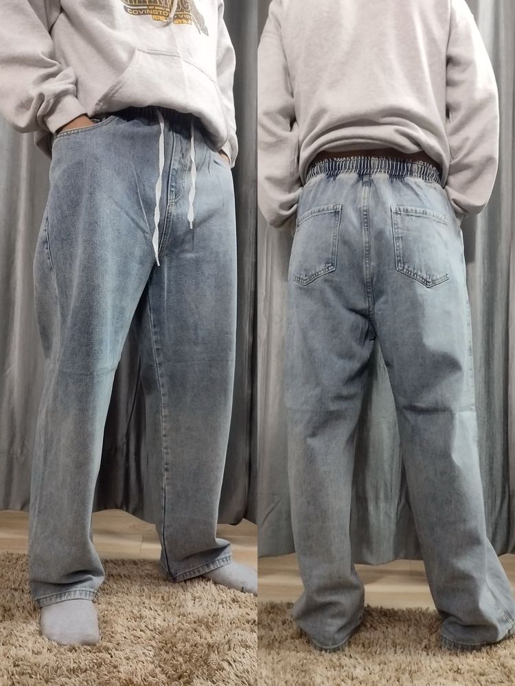 Loose Fit Denim Jeans