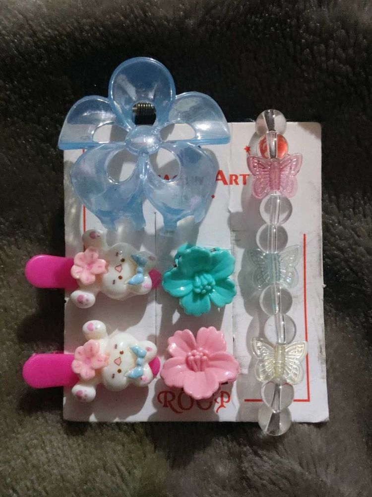 Cute Hair Clip Set - Assorted Styles