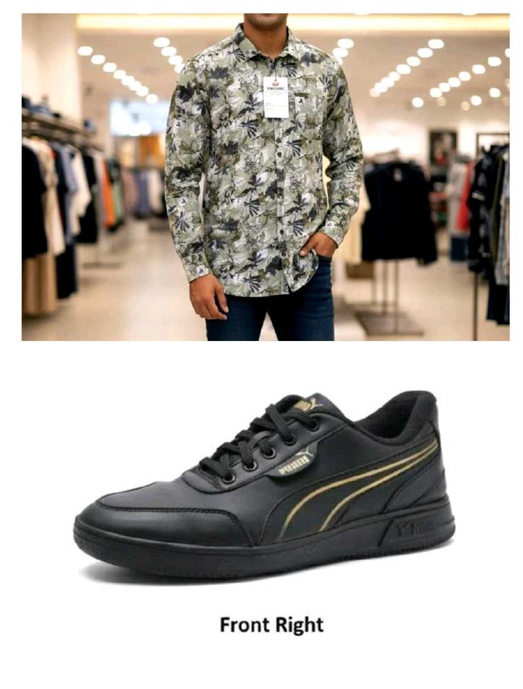 combo shirt and Shoe