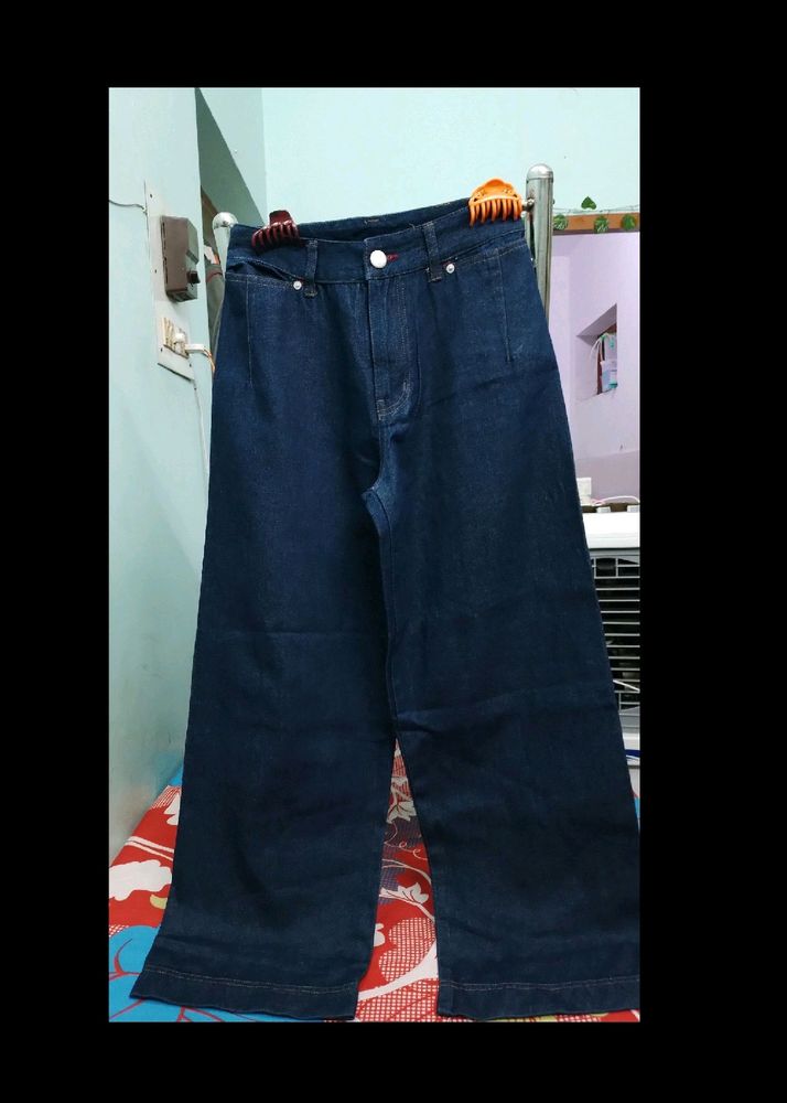 Wideleg Denim Jeans