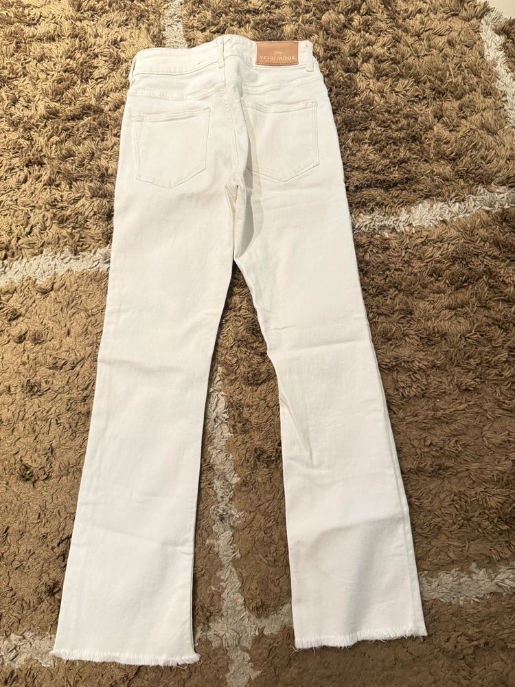 White Flared Jeans