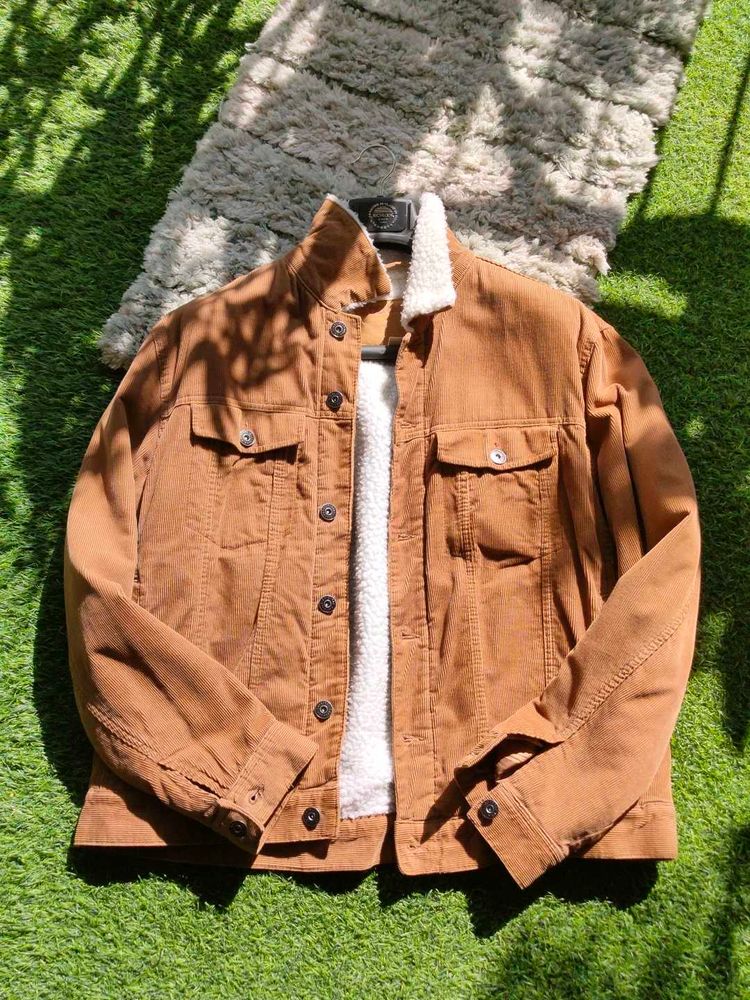 &amp; Denim H&amp;M Co. Corduroy Jacket with Wool