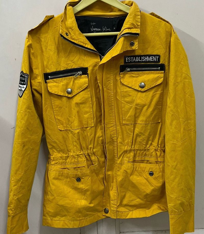 Yellow Casual Jacket